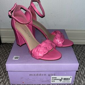 Madden Girl Barbi Flamingo heels